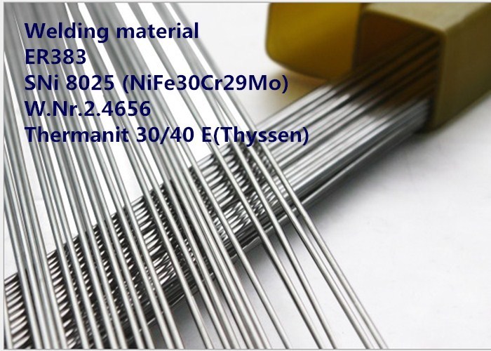 ER383 GTAW Welding Rod Special Alloys Welding Material Nickel Based Alloy ER383 / SNi 8025