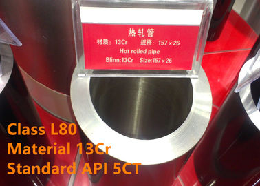 L80 Seamless Pipe Corrosion Resistant Metals , Heat Resistant Alloys For API Tubing