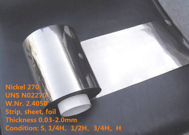 Nickel 270 / UNS N02270 High End Special Alloys Foil / Wire For Electronic Part