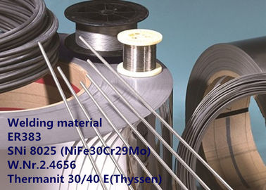 ER383 GTAW Welding Rod Special Alloys Welding Material Nickel Based Alloy ER383 / SNi 8025