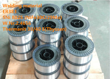 ER383 GTAW Welding Rod Special Alloys Welding Material Nickel Based Alloy ER383 / SNi 8025