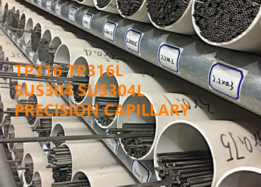 TP316 / SUS316L Corrosion Resistant Stainless Steel Capillary Good Welding Performance