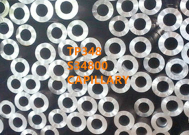 Optical Fiber Accessories TP348 / S34800 Welded Or Seamless Capillary
