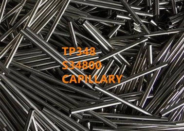 Optical Fiber Accessories TP348 / S34800 Welded Or Seamless Capillary