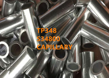 Optical Fiber Accessories TP348 / S34800 Welded Or Seamless Capillary