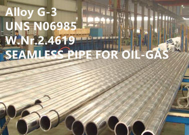 Corrosion Resistant Seamless Pipe Special Alloys For Petrochemical Industry G-3 / UNS N06985