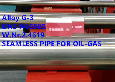 Corrosion Resistant Seamless Pipe Special Alloys For Petrochemical Industry G-3 / UNS N06985