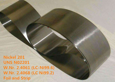 Nickel 201 / UNS N02201 Special Alloys For Electronic High Thermal Conductivity