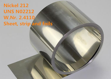 Nickel Based Special Alloys For Electronic Nickel 212 / UNS N02212 Sheet / Strip / Wire