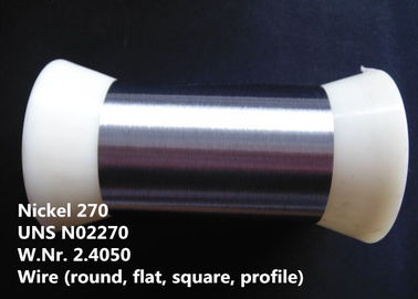 Nickel 270 / UNS N02270 High End Special Alloys Foil / Wire For Electronic Part