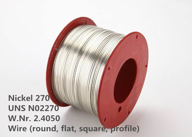 Nickel 270 / UNS N02270 High End Special Alloys Foil / Wire For Electronic Part