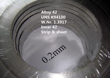 K94100 / Invar 42 Nickel Iron Special Alloys For Automotive With Curie Temperature 360℃
